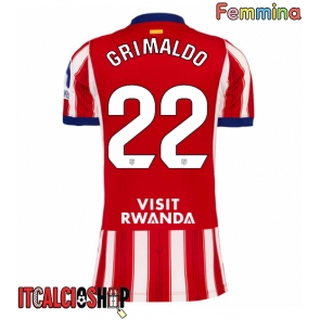 Atletico Madrid Alejandro Grimaldo #22 Prima Maglia Femmina 2026-27 Manica Corta